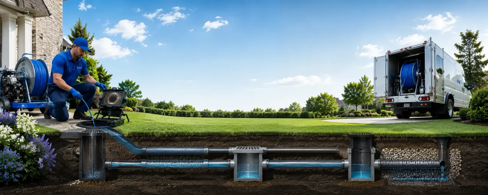 Outdoor drain cleaning information for Essig, MN